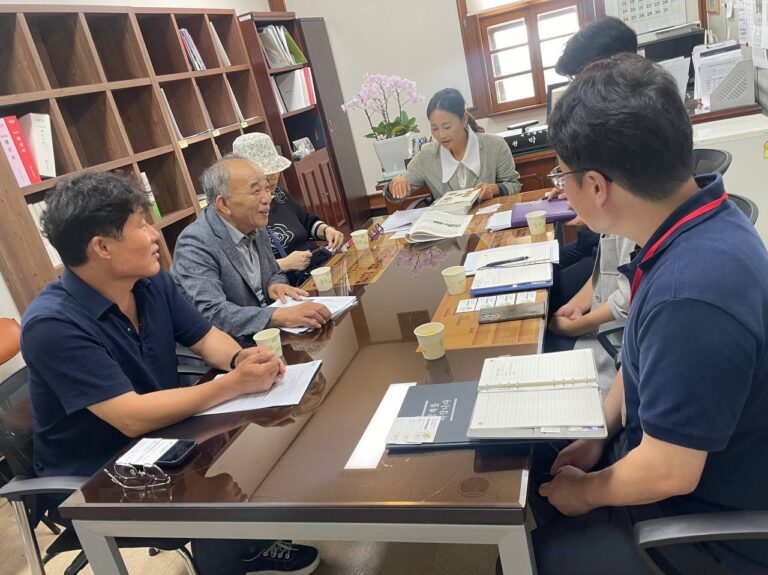 대구시 행정과 면담진행